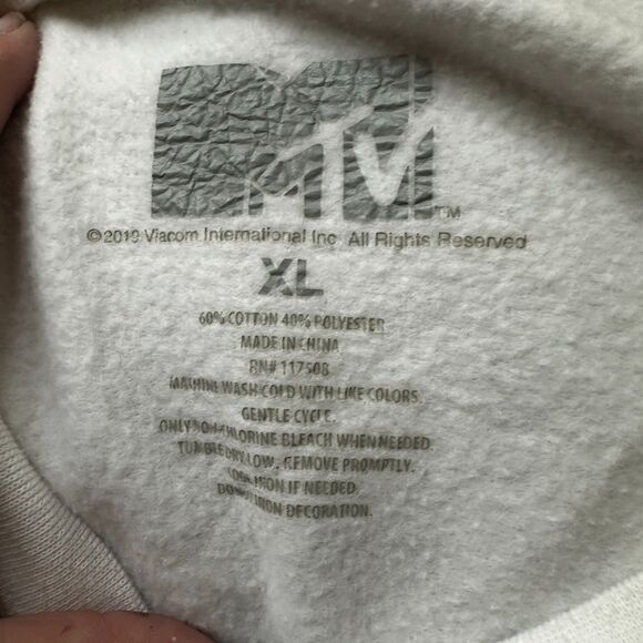 Retro Reproduction MTV Cropped Sweatshirt - Women XL - Picture 5 of 5